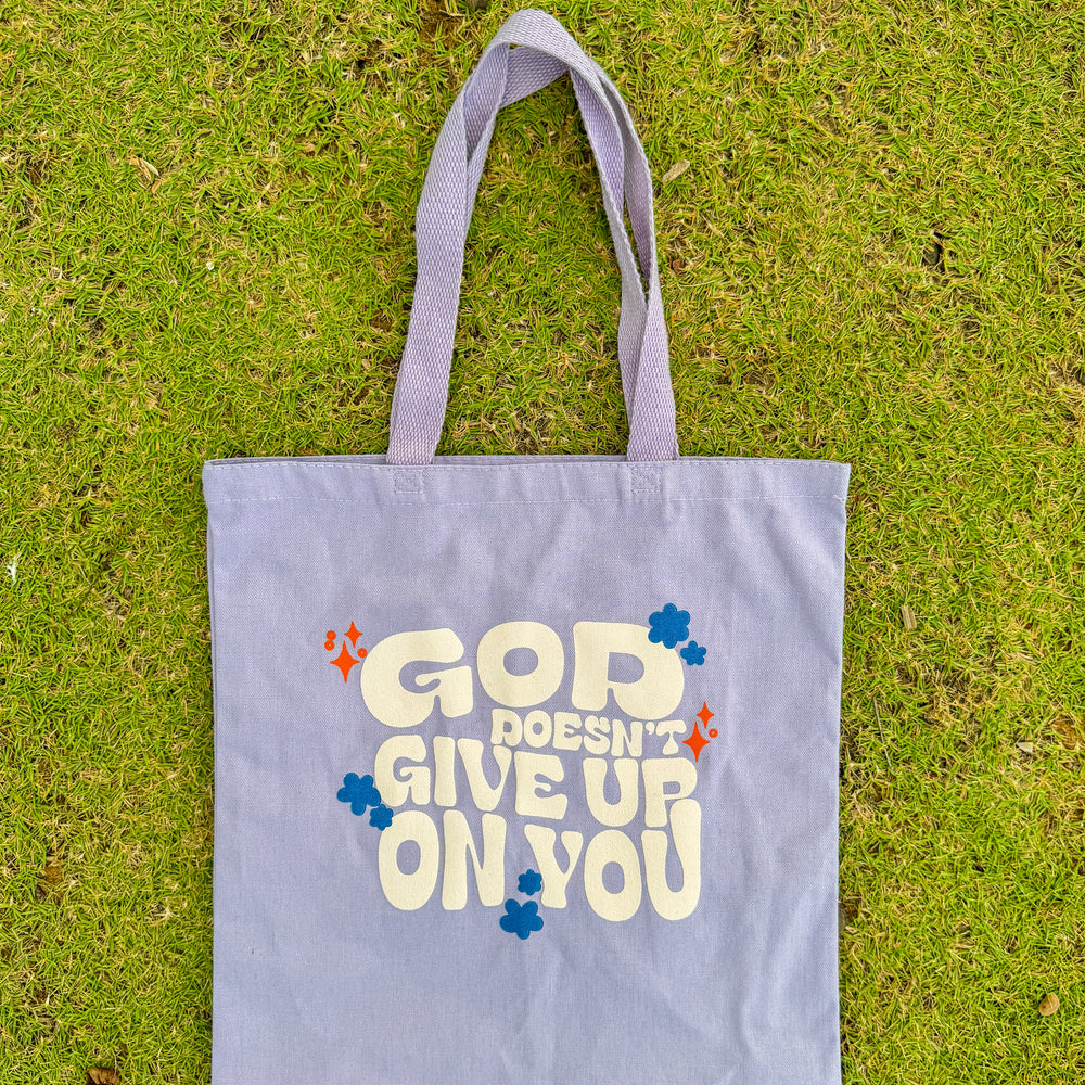 
                      
                        God Doesn’t Give Up Tote
                      
                    