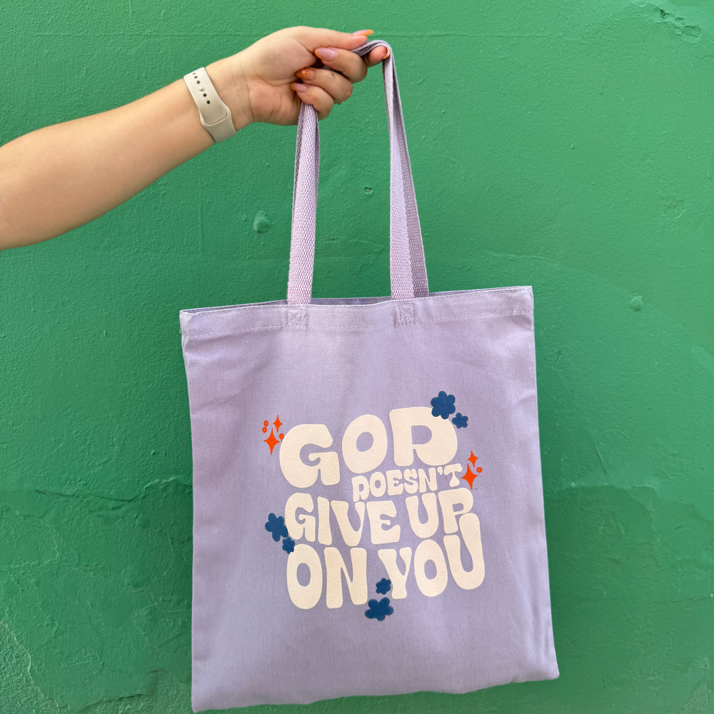 
                      
                        God Doesn’t Give Up Tote
                      
                    