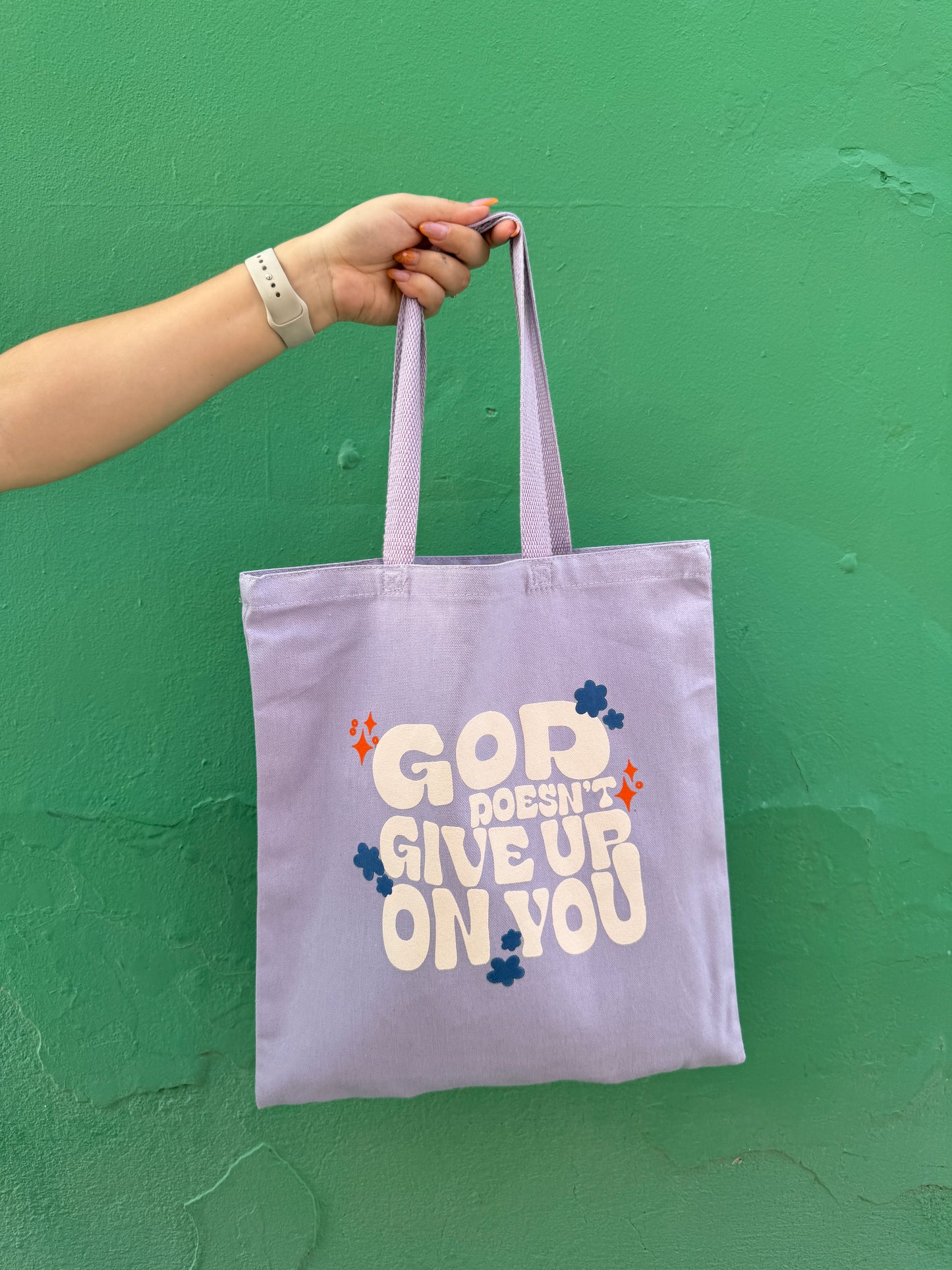 God Doesn’t Give Up Tote