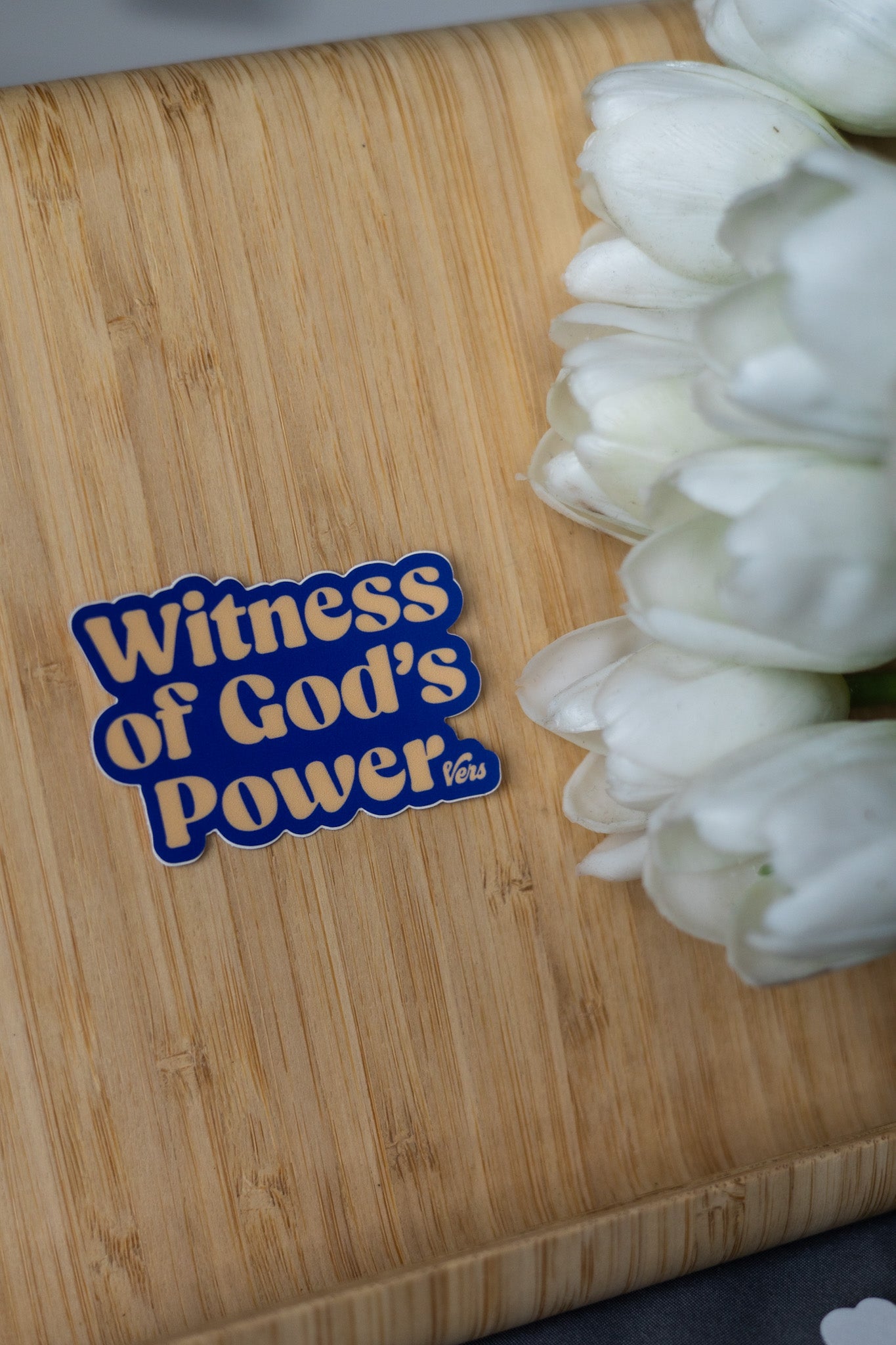 Witness Of God's Power Sticker