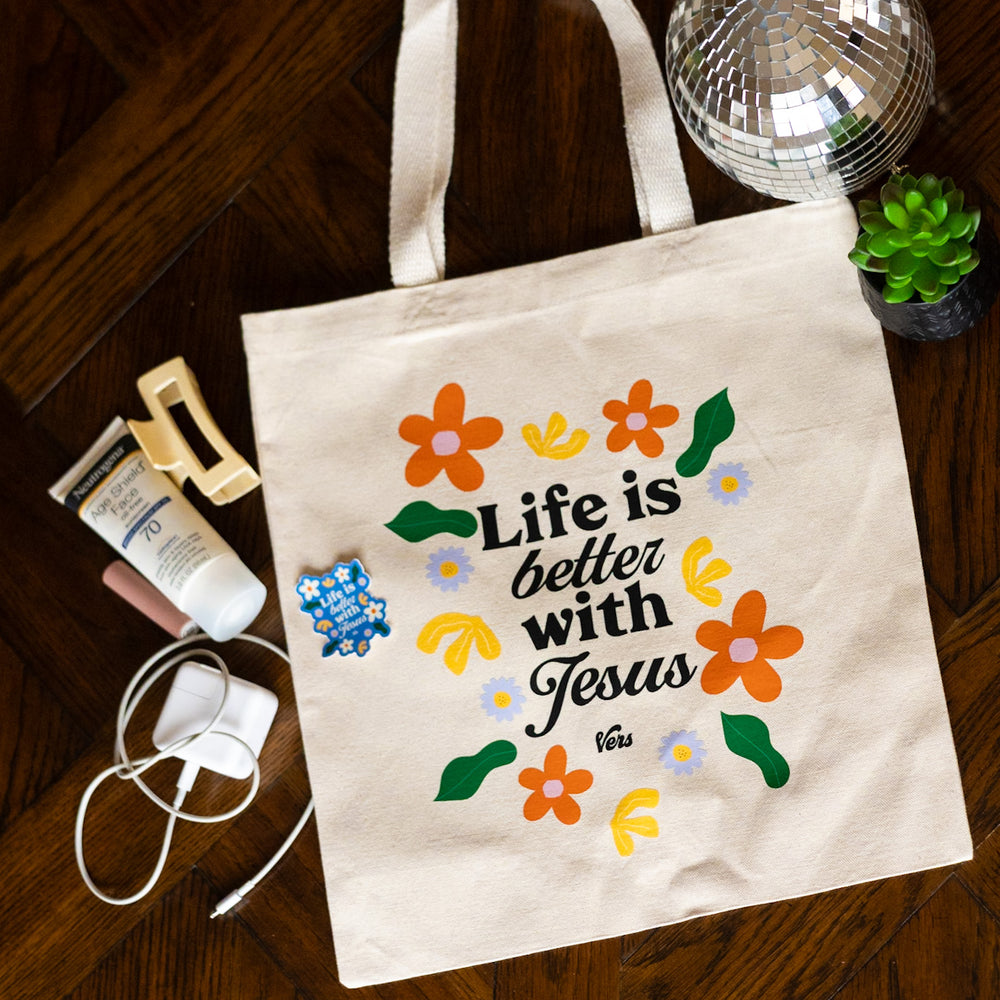 
                      
                        Life is Better With Jesus Tote
                      
                    