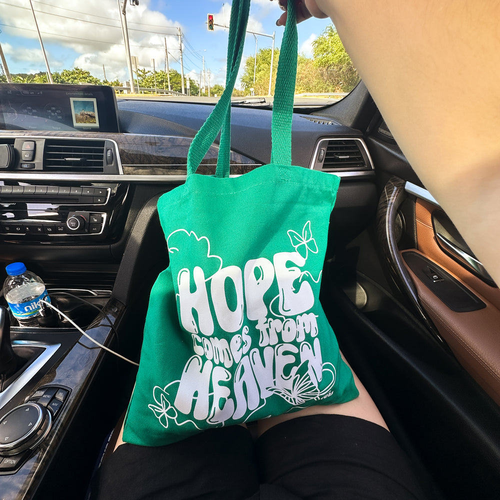 
                      
                        Hope Comes From Heaven Tote
                      
                    