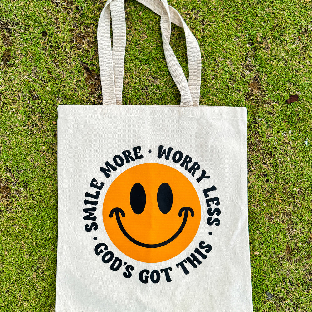 
                      
                        Smile More Tote
                      
                    