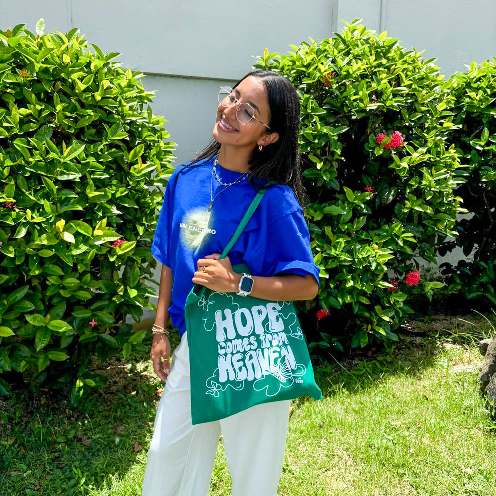 
                      
                        Hope Comes From Heaven Tote
                      
                    