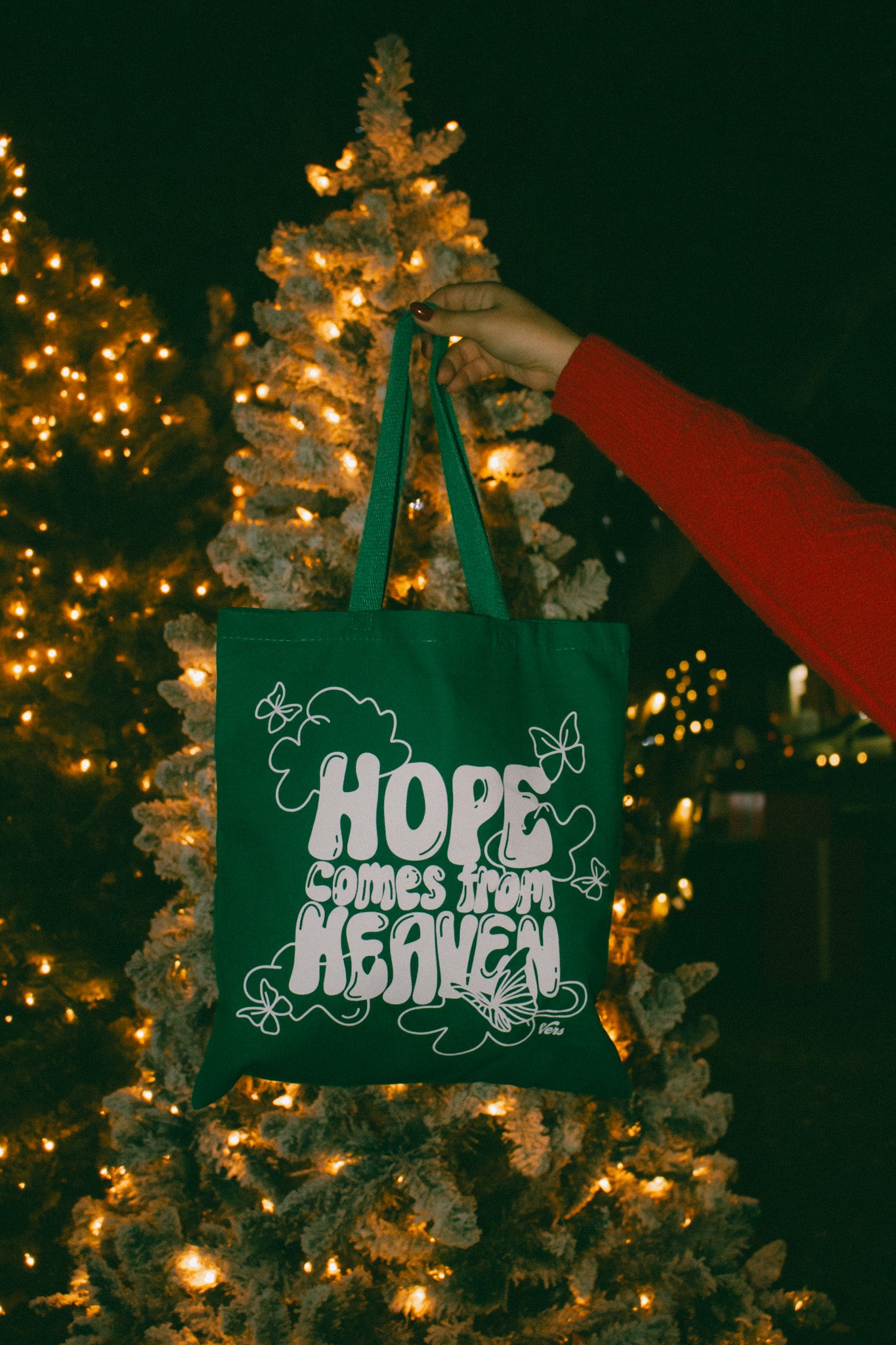 Hope Comes From Heaven Tote