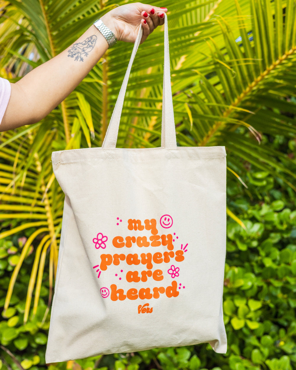 Crazy Prayer Tote